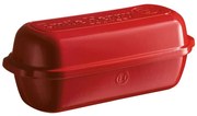 Czerwona ceramiczna forma na chleb Emile Henry, 39x16,5 cm