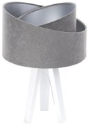 Lampa stołowa GEMSTONE szara/srebrna/biała BPS KONCEPT