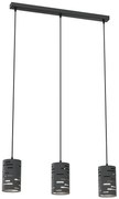 Czarna nowoczesna lampa wisząca z trzema kloszami - 13X D147 M6-L82