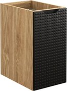 Szafka łazienkowa LUXOR BLACK 81-30-1D 30cm dąb olejowany/czarna COMAD