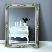 Lustro w srebrnej ramie 74x96cm
