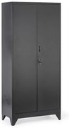Metalowa szafa wielofunkcyjna, 1930 x 860 x 420 mm, czarny