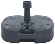 Szara klasyczna podstawa do parasola ogrodowego F5-C65