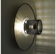 Duolla - Kinkiet TOKYO RATTAN 1xE27/15W/230V śr. 50 cm srebrny/czarny