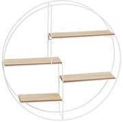 Biało-naturalna piętrowa półka 50 cm – Casa Selección
