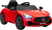 AIYAPLAY Elektryczne Auto Dziecięce, Mercedes, 3-5 km/h, Pilot, Światła i Muzyka, Czerwony