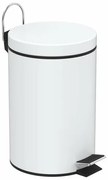 AQUALINE 28103 Simple line Kosz na śmieci okrągły 3 l, biały