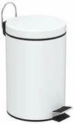 AQUALINE 28103 Simple line Kosz na śmieci okrągły 3 l, biały