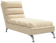 Kremowa miękka leżanka do salonu C6-E16