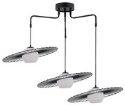 Żyrandol na lince SOL 3xE27/60W/230V czarny