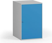 Szufladowa szafka narzędziowa do stołu warsztatowego, 810 x 592 x 510 mm, niebieski