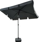 Parasol ogrodowy FLOKS z ochroną UV ciemnoszary waga 2,8 kg wymiary 200x123x235 cm