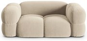Beżowa aksamitna sofa 180 cm Loretto – Cosmopolitan Design