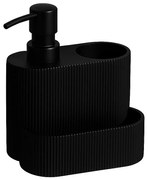 Dozownik do płynu do naczyń KIMU z miejscem na gąbkę i szczotkę