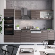 Aneks kuchenny szlachetny szary/biały 300x46x81.6 r-line