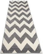 Szary chodnik do przedpokoju w zygzak E9-K57