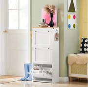 Półka na buty z 4 drzwiami FSR144-WN