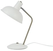 Biała lampa stołowa Present Time Leitmotiv Hood