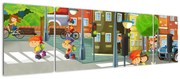Obraz - Dziecięce miasteczko (170x50 cm)