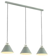 Argon 6177 - Żyrandol na lince ORTE 3xE27/15W/230V zielony