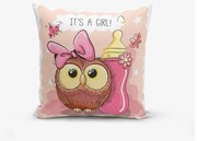 Dziecięca poszewka na poduszkę 43x43 cm Girl Owl – Mila Home