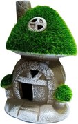 Dekoracja ogrodowa Grzybowy domek, 8,5 x 14 x 8,5 cm