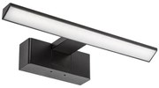 Rabalux 75024 - LED oświetlenie łazienkowe do lustra LORIC, LED/6W/230V, IP44, 30 cm, czarne