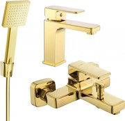 Mexen Cetus R45 zestaw wannowy, złoty - 744303R45-50