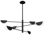 LAMPA SUFITOWA WISZĄCA APP1261-6CP BLACK