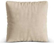 Beżowa aksamitna poduszka do sofy modułowej Martina – Micadoni