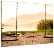 Obraz huśtawki w przyrodzie (70x50 cm)
