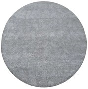 Szary dywan shaggy koło C1-S44