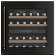 Klarstein Vinsider Victoria 36 Butelek Winiarka do Zabudowy Dwustrefowa Czarny