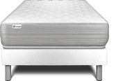 lózka z materacem VITALMEMO 120 x 200 cm Rama lózka Bialy