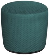 Zielona okrągła pikowana pufa D2-N41