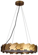 Lampa wisząca, złota, nowoczesna SOHO GOLD 24W LED