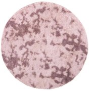 Brudny róż dywan okrągły 160x160cm E9-D10