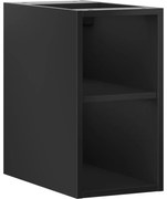 Mexen Box-A szafka otwarta z półką 25 cm, czarna mat - 91AX2-0250-470-0-71