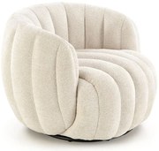 Kremowy nowoczesny fotel wypoczynkowy F2-M06