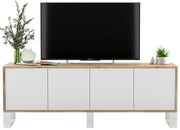 Szafka rtv dąb wotan + biały E7-B97