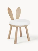 Krzesło dla dzieci z drewna kauczukowego Bunny
