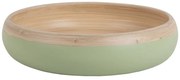 Jasnozielona bambusowa miska do serwowania ø 30 cm Puro – PT LIVING