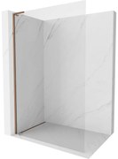 Mexen Kioto-X L ścianka prysznicowa Walk-in 110 x 200 cm, transparent 10 mm, różowe złoto - 800-110-107-60-00-X