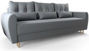 Popielata sofa rozkładana G8-N63