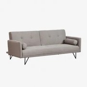 3-osobowa Rozkładana Sofa Z Tkaniny Jehrd Tkaniny Dark Grey - Sklum