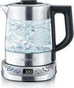 Severin WK 3473 - Czajnik elektryczny z sitkiem 1 l 2200W/230V stal nierdzewna/szkło