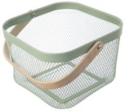 Metalowy koszyk druciany 24,5x27x30 cm Greenish – Orion