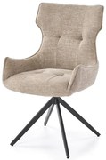 Nowoczesne obrotowe krzesło beżowe B9-R66