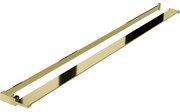 Mexen półka do ścianki prysznicowej z relingiem na ręczniki, złota - 800-02-50