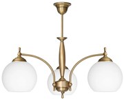 Elegancki żyrandol do salonu z trzema kulami QC-S3